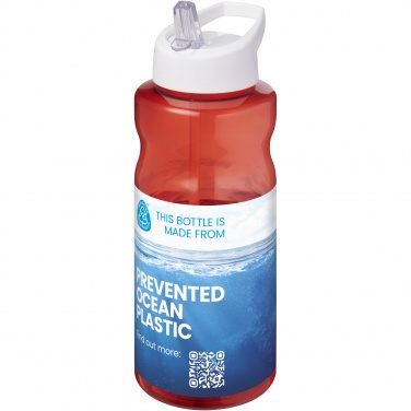 Logotrade mainostuote tuotekuva: H2O Active® Eco Big Base 1 litran urheilujuomapullo kaatonokkakannella