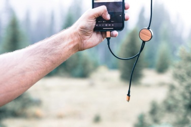 Logo trade liikelahjat mainoslahjat kuva: Ohio RCS sertifioitu kierrätysmuovinen 6-in-1 johto