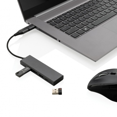 Logotrade mainostuotet kuva: Terra RCS alumiininen USB-hub 3 portilla