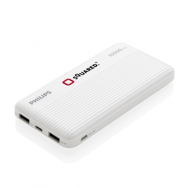 Logotrade mainoslahjat kuva: Philips 10000mAh ohut varavirtalähde
