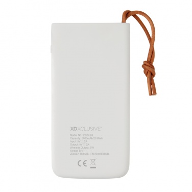 Logo trade mainoslahjat ja liikelahjat kuva: Aria 8000 mAh 5 W:n langaton varavirtalähde