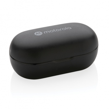 Logotrade mainoslahjat ja liikelahjat tuotekuva: Motorola IPX5 TWS MOTO kuulokkeet 85