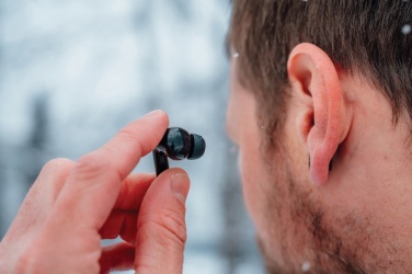 Logotrade liikelahjat kuva: Skywave aurinkovoimakuulokkeet RCS kierrätetystä muovista