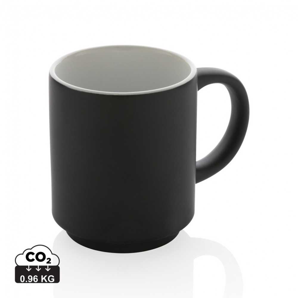 Logo trade mainoslahja kuva: Keraaminen pinottava muki 180ml