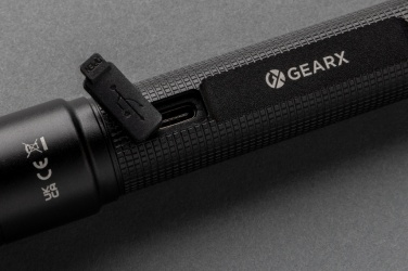 Logotrade mainostuote tuotekuva: Gear X USB-uudelleenladattava taskulamppu