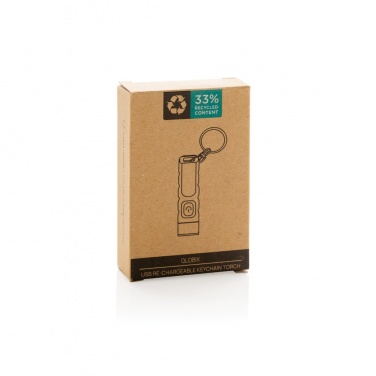 Logotrade mainostuote tuotekuva: Globix RCS USB-ladattava avaimenperä taskulamppu