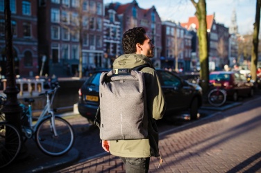 Logotrade mainoslahja ja liikelahja kuva: Urban varkaudenesto- ja viiltosuojattu reppu