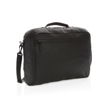 Logotrade mainoslahja tuotekuva: Musta PVC-vapaa Fashion-laptoplaukku 15,6"