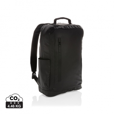 Logo trade liikelahja mainoslahja tuotekuva: Musta PVC-vapaa 15,6"" Fashion-laptopreppu