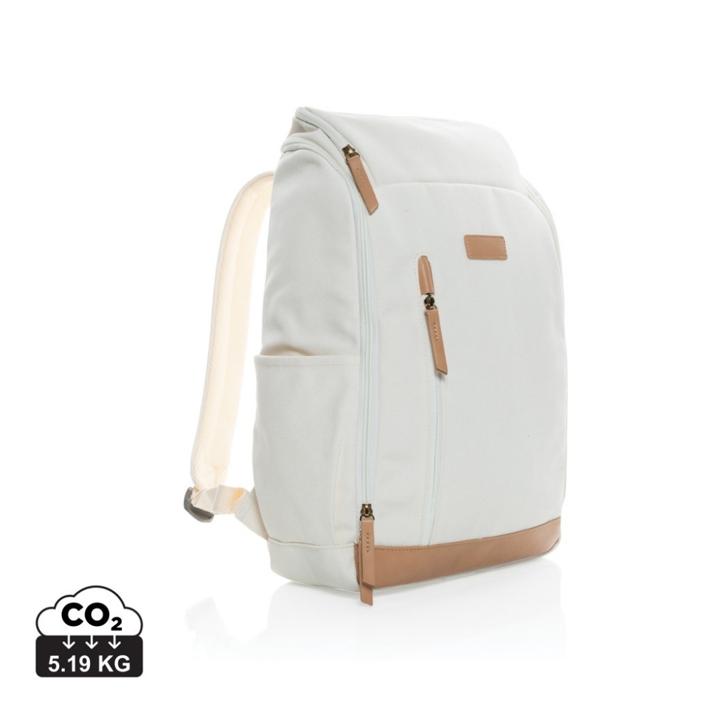 Logotrade mainoslahja tuotekuva: Impact AWARE™ 16 oz. rcanvas 15" tietokonereppu