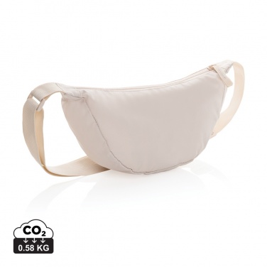 Logotrade mainoslahja ja liikelahja kuva: Crescent AWARE™ RPET puolikuun muotoinen crossbody -laukku