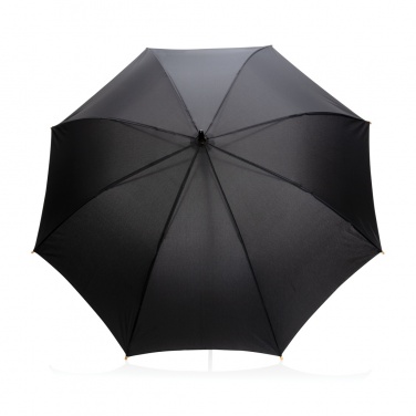 Logotrade liikelahjat kuva: 23" Impact AWARE™ RPET 190T auto-open bambusateenvarjo