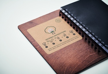 Logotrade mainostuote tuotekuva: A5 Koivu GROWBOOK™