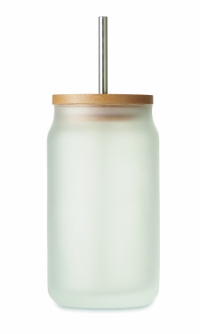 Logotrade mainoslahja tuotekuva: Lasipurkki 400 ml