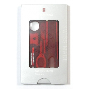 Logo trade mainostuotet tuotekuva: Monitoiminen SwissCard-kynsienhoitoaine Victorinox
