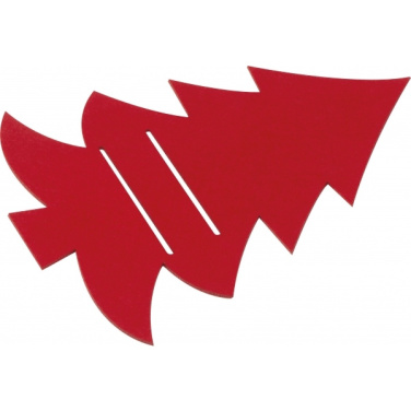Logo trade liikelahja kuva: Ruokailuvälinetyyny joulukuusen muotoinen DUFFEL