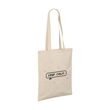 Logotrade mainoslahja ja liikelahja kuva: ShoppyBag (180 g/m²) pitkäkahvainen puuvillakassi