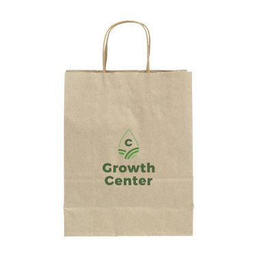 Logo trade mainoslahja ja liikelahja tuotekuva: Leaf It Bag kierrätetty ruohopaperi (90 g/m²) S