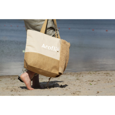 Logo trade liikelahja kuva: Cancun Beachbag luomupuuvilla (320 g/m²)
