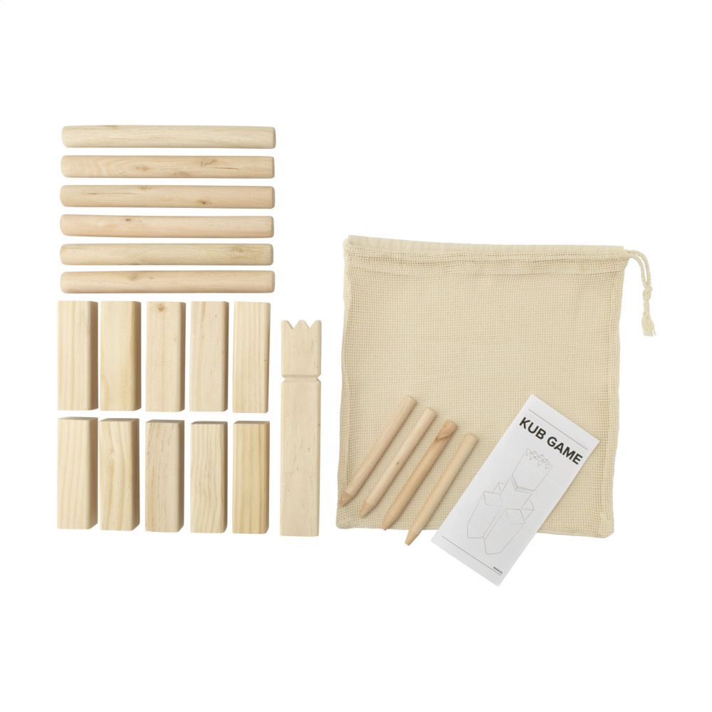 Logotrade mainoslahjat kuva: Kingdom Kubb -ulkopeli