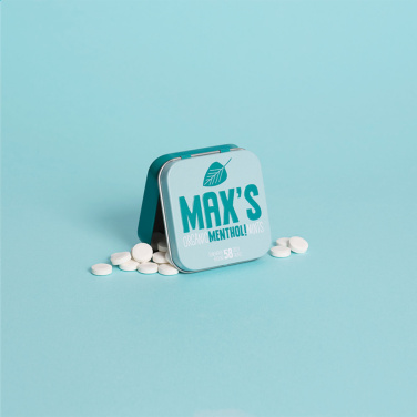 Logo trade mainoslahjat ja liikelahjat kuva: Max's Mints Organic Menthol Mints