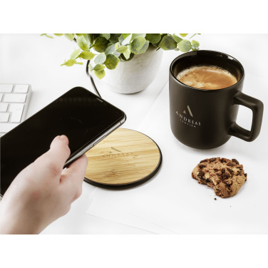 Logo trade mainostuote kuva: Bamboo 10W Wireless Charger langaton pikalaturi