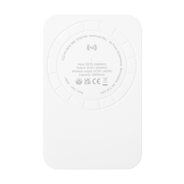 Logotrade liikelahjat mainoslahjat tuotekuva: Force Magnetic RCS kierrätetty langaton Powerbank 5000