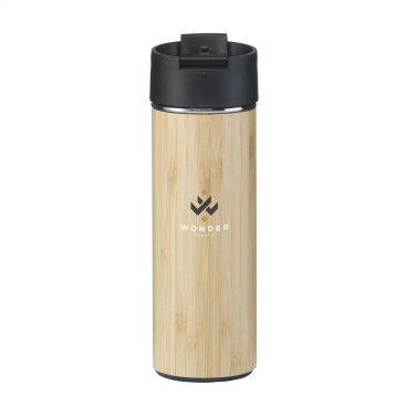 Logotrade liikelahja tuotekuva: Sakura 360 ml bambu lämpöpullo/termokuppi