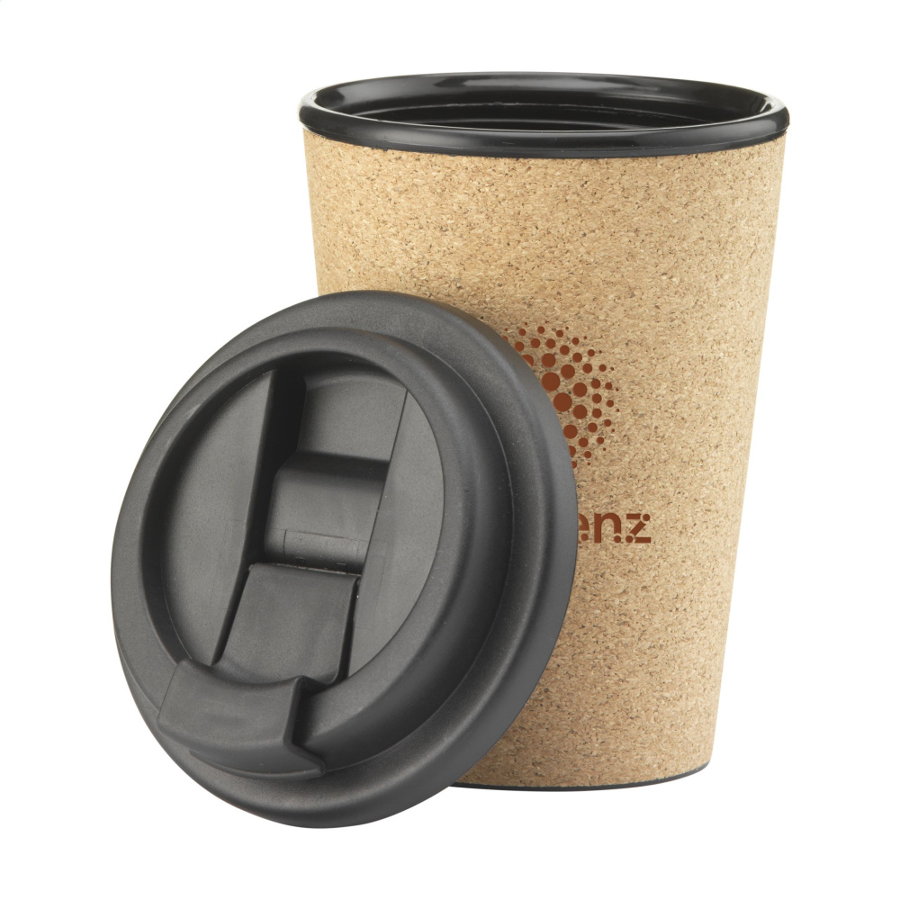 Logo trade liikelahja mainoslahja tuotekuva: Attea Cork 350 ml kahvikuppi