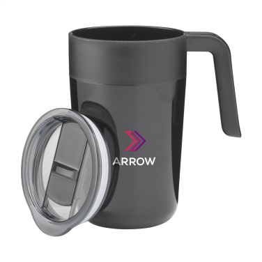 Logo trade liikelahja kuva: Fika RCS Recycled Steel Cup 400 ml lämpökuppi