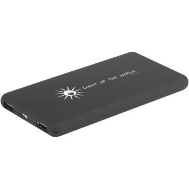 Logo trade mainoslahja ja liikelahja tuotekuva: SCX.design P30 8000 mAh solar varavirtalähde, valaistuva