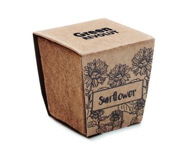 Logo trade liikelahjat tuotekuva: Auringonkukan kasvatussarja
