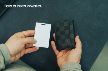 Logo trade liikelahja kuva: Findcard RCS kierrätysmuovinen tavaranseurantakortti