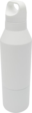 Logotrade liikelahjat kuva: Odessy 600 ml:n RCS-sertifioitu kierrätetystä ruostumattomasta teräksestä tehty termospullo 300 ml:n kupilla