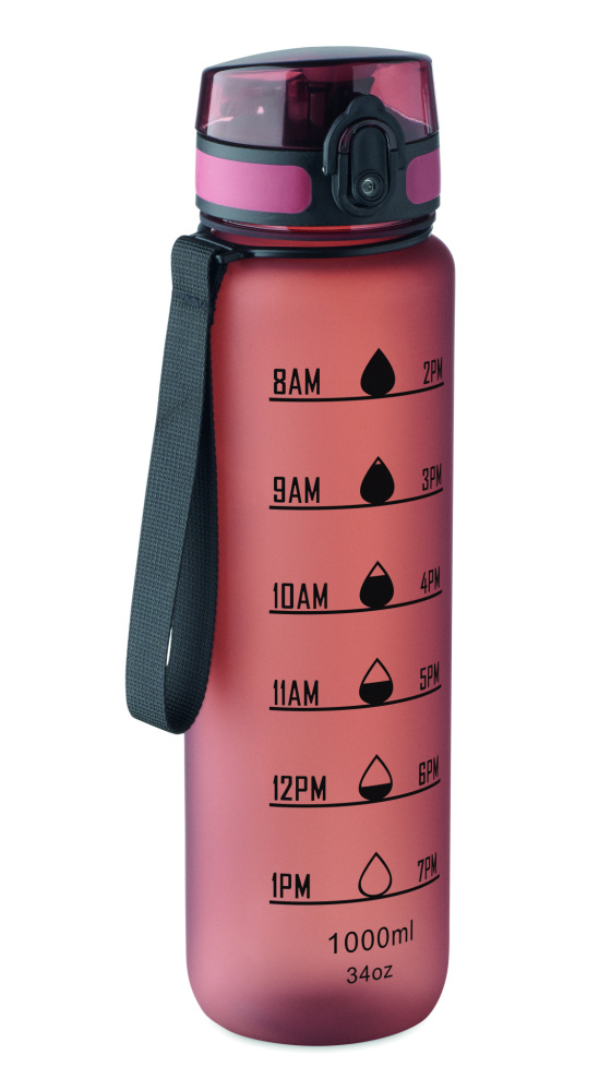 Logotrade mainoslahja tuotekuva: Vesipullo sport RPET 1L