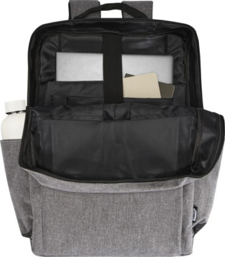 Logo trade liikelahja kuva: Libra 15” GRS-kierrätetty reppu kannettavalle 15 l