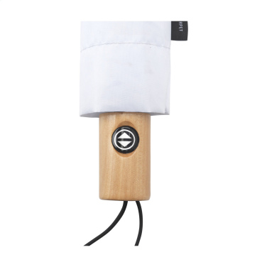 Logotrade mainoslahja tuotekuva: Michiganin taitettava RCS RPET sateenvarjo 21 tuumaa