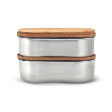 Logo trade mainostuotet tuotekuva: Black+Blum teräksestä valmistettu kaksiosainen eväsrasia