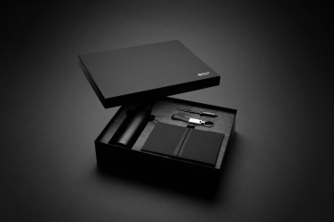 Logo trade liikelahjat mainoslahjat kuva: Swiss Peak deluxe liikelahjasetti + vesipullo