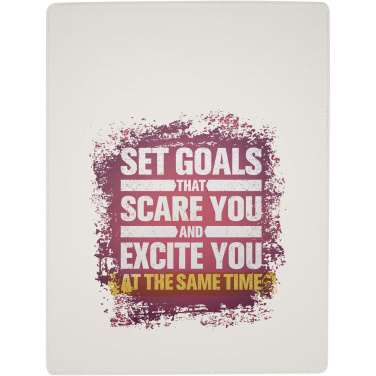 Logotrade mainoslahja tuotekuva: Clast A4-kokoinen kirjoitusalusta magneettisulkijalla ja RCS-kierrätetyllä kuulakärkikynällä (musta muste)