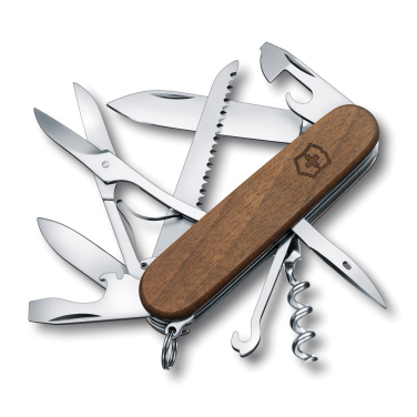 Logo trade mainoslahjat ja liikelahjat kuva: VICTORINOX-taskuveitsi Huntsman Wood, 13 toimintoa