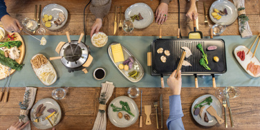 Logotrade mainostuote tuotekuva: BOSKA Raclette Gourmet Party, 8 hengelle (EU-tyyppi F)