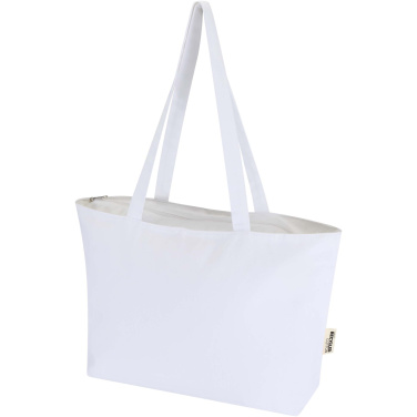 Logo trade liikelahja mainoslahja tuotekuva: Ningbo vetuketjullinen kauppakassi, 320 g/m² 15L