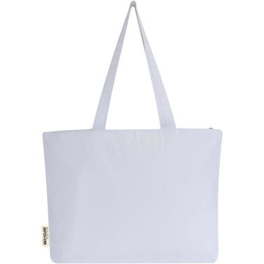 Logo trade mainoslahjat tuotekuva: Ningbo vetuketjullinen kauppakassi, 320 g/m² 15L