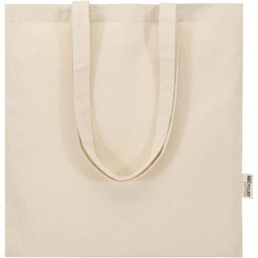 Logotrade mainostuotet kuva: Madras Blend 140 g/m²:n GRS-kierrätetystä puuvillasta valmistettu 7 l:n kassi