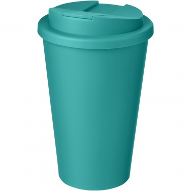 Logotrade reklaminiai produktai nuotrauka: Americano® 350 ml stiklinė su nepraleidžiančiu dangteliu