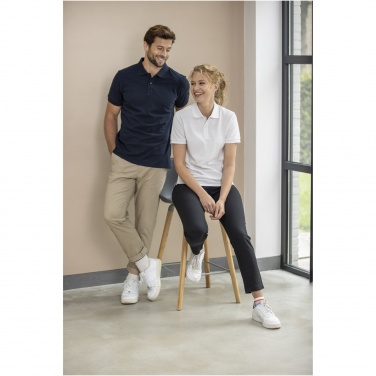 Logotrade firminės dovanos nuotrauka: Smaragdinis trumpomis rankovėmis unisex Aware™ perdirbtas polo