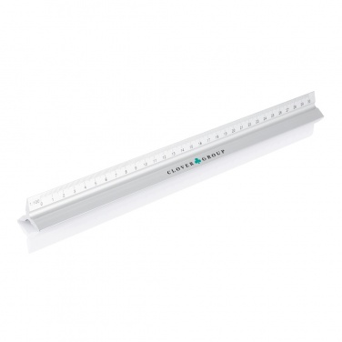 Logotrade firminės dovanos nuotrauka: Aliuminio trikampio taisyklė - 30cm