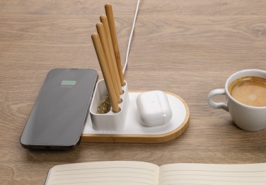 Logotrade firminės dovanos nuotrauka: Ontario RCS rplastic 10W dvigubas belaidis ryšys