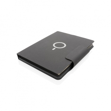 Logotrade reklaminiai produktai nuotrauka: Artic Magnetic 10W belaidžio įkrovimo A4 portfelis
